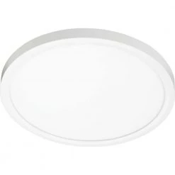 Slimform 20-Watt White Integrated LED Flush Mount for J-Box Installation by Juno
