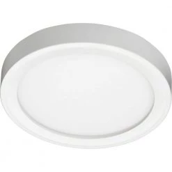 JSF Slimform 10-Watt White Integrated LED Ceiling Light Flush mount by Juno
