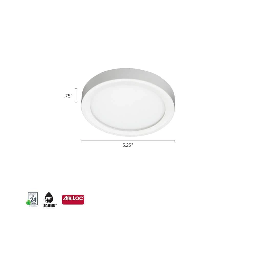 JSF Slimform 10-Watt White Integrated LED Ceiling Light Flush mount by Juno 2 JSF Slimform 10-Watt White Integrated LED Ceiling Light Flush mount by Juno - Image 2