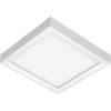 Slimform Led 5 in. 10-Watts 3000k Square Surface Mount Downlight for J-Box Installation in Dimmable White by Juno
