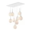 Epsilon 9-Light White Ceiling Pendant by ZUO